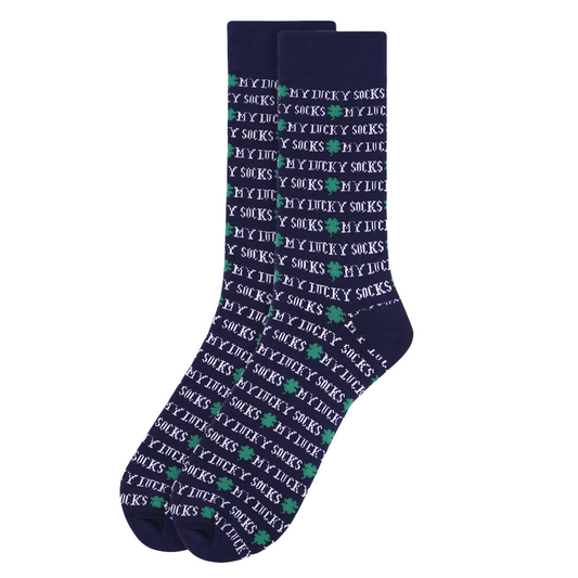 Men's My Lucky Socks St Patrick's Day Clover