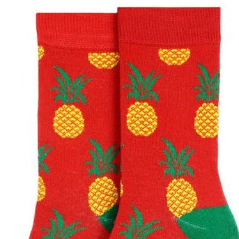 Women's Pineapple Crew Sock