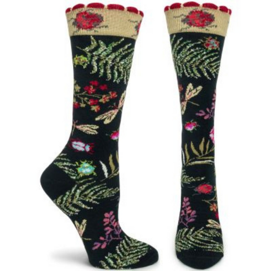 Women's Ozone Ladybug Garden Sock