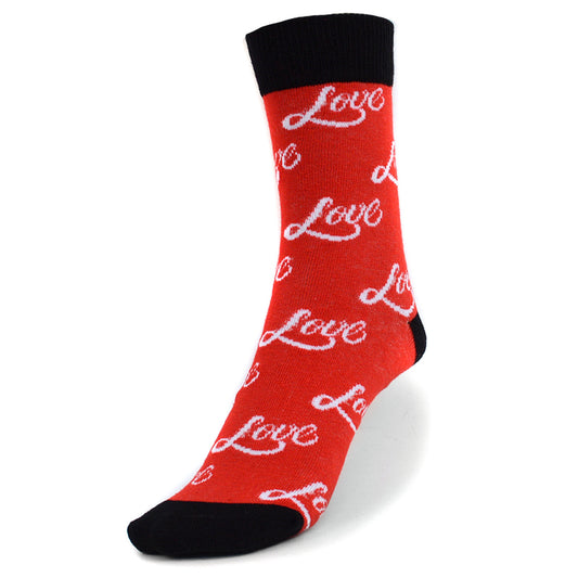 Women's Red Love Socks  - Valentine's Gift for Her
