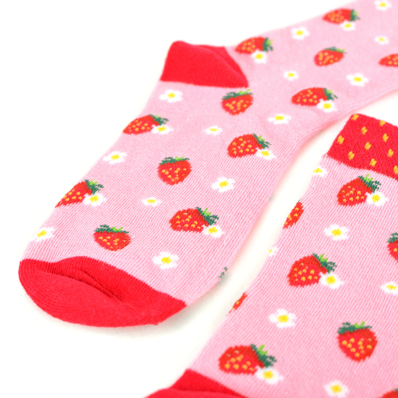 Women's Strawberry Fields and Flowers Crew Socks
