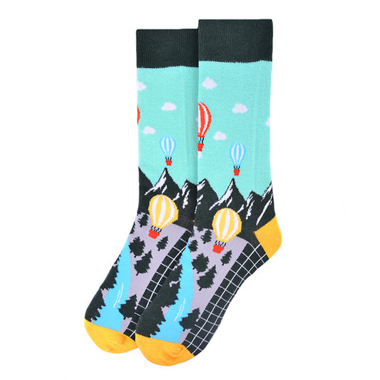Men's Hot Air Balloon Socks